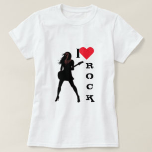 Rock Music Guitar Player T - Shirt