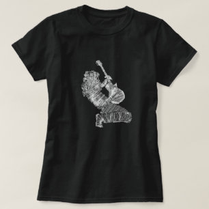 Rock Music Guitar Player T - Shirt