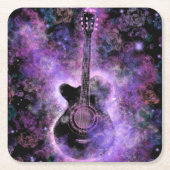 Rock Music Guitsr Paper Untersetzer (Vorderseite)