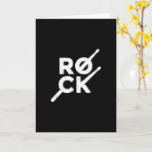 Rock Music Karte (Gelbe Blume)