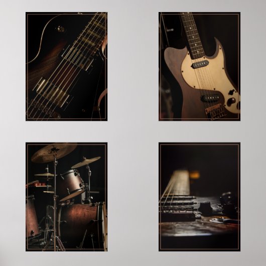 Rock Music Nostalgia Print Set (Vorderseite)