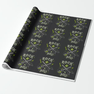 Rock Music Pattern Geschenkpapier