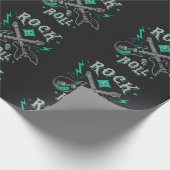 Rock Music Pattern Geschenkpapier (Ecke)