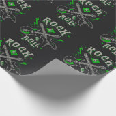 Rock Music Pattern Geschenkpapier (Ecke)