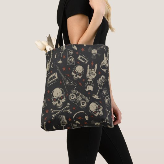 Rock Music Pattern Tasche (Von Nahem)