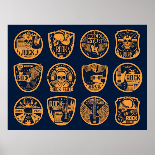 Rock Music Poster (Vorne)