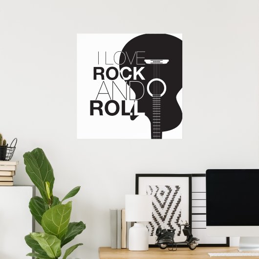 Rock Music Poster (Heimbüro)