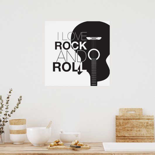 Rock Music Poster (Küche)