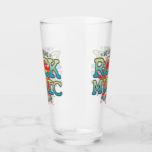 Rock Music Soul Glass Tumbler (Links)