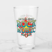 Rock Music Soul Glass Tumbler (Vorderseite)