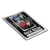 Rock Music Spiral Notebook - Rock Reign Notizblock (Rechte Seite)