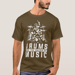 Rock Musical Instrument Drums Quotes Drummer T-Shirt