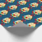 Rock Musician Egghead Geschenkpapier (Ecke)