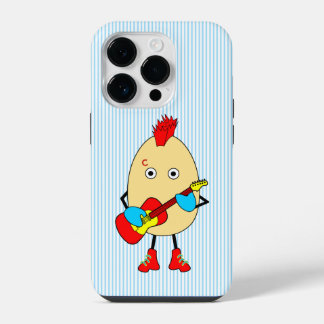Rock Musician Egghead iPhone 14 Pro Hülle