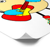 Rock Musician Egghead Poster (Ecke)