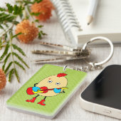 Rock Musician Egghead Schlüsselanhänger (Vorderseite rechts)