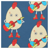 Rock Musician Egghead Stoff (Nahaufnahme)