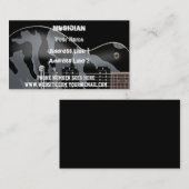 Rock-Musiker Visitenkarte (Vorne/Hinten)