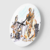 Rock-Musikgruppe Große Wanduhr (Winkel)