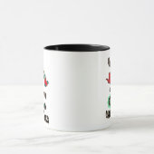 Rock my Christmas Socken Tasse (Zentrum)
