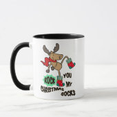 Rock my Christmas Socken Tasse (Links)