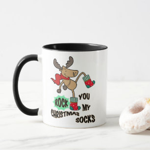 Rock my Christmas Socken Tasse