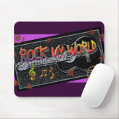 Rock my world mousepad (Mit Mouse)