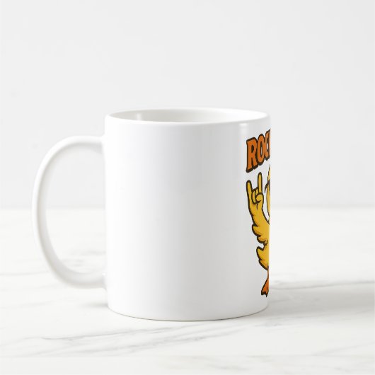 Rock’n Duck - Garantierte Haltung Tasse (Links)
