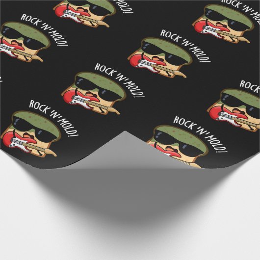 Rock n Mold Funny Brot Pub Dark BG Geschenkpapier (Ecke)