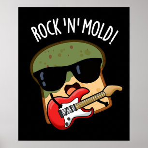 Rock n Mold Funny Brot Pub Dark BG Poster