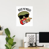 Rock n Mold Lustiger Brotwitz Poster (Heimbüro)