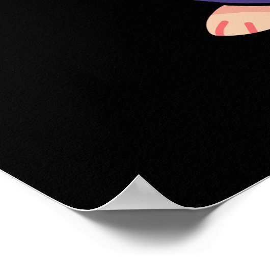 Rock N Mole Funny Animal Pub Dark BG Poster (Ecke)