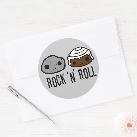 Rock 'N' Roll Aufkleber (Umschlag)