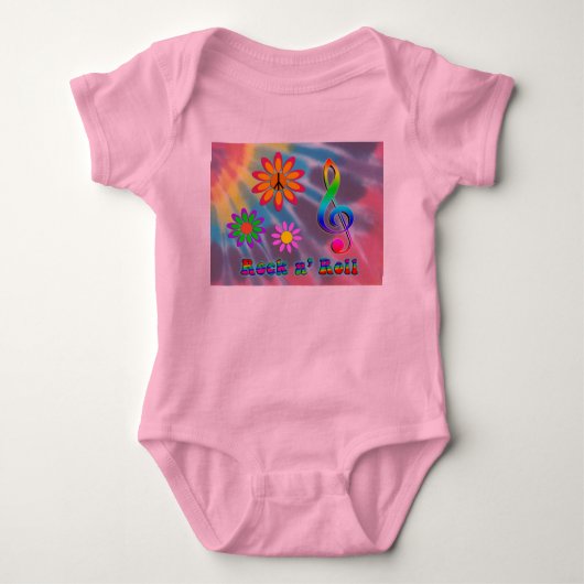 Rock n' Roll Baby Strampler (Vorderseite)