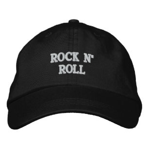 ROCK N' ROLL BESTICKTE BASEBALLKAPPE