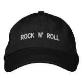 ROCK N' ROLL BESTICKTE KAPPE (Vorderseite)