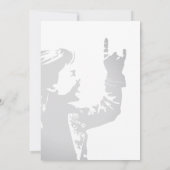 Rock 'n' Roll Boys' Birthday Party Einladungskarte Einladung (Rückseite)