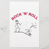 Rock 'N' Roll Briefpapier (Vorderseite)