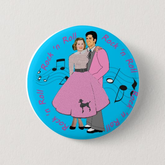 Rock ' n Roll Button (Vorderseite)