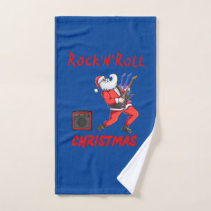 Rock-N-Roll Christmas Handtuch