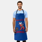 Rock-N-Roll Christmas Schürze (Getragen)
