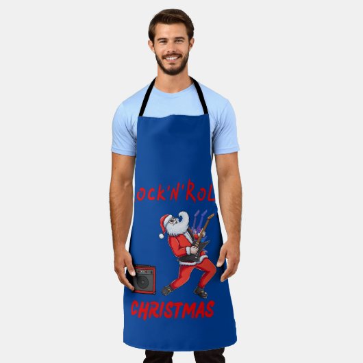 Rock-N-Roll Christmas Schürze (Getragen)