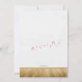 Rock 'n Roll Dance Party Einladung (Rückseite)