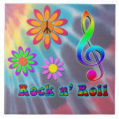 Rock n' Roll Fliese (Vorderseite)