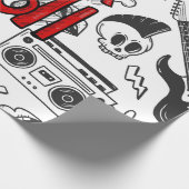 Rock N Roll Forever Geschenkpapier (Ecke)
