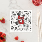 Rock N Roll Forever Serviette (Beispiel)