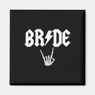 Rock N Roll Gothic Halloween Junggesellinnenabschi Magnet