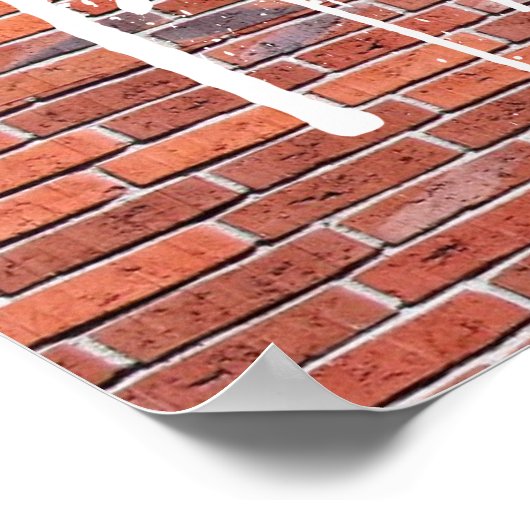 Rock-N-Roll Graffiti Poster (Ecke)