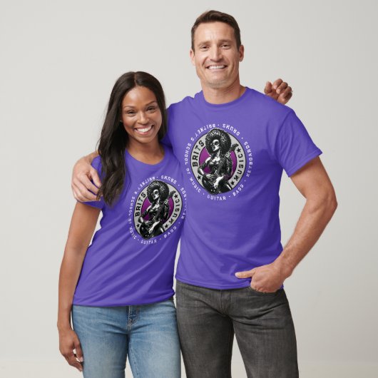 Rock ’n’ Roll Graphic - Music School Design T-Shirt (Unisex)