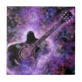 Rock N Roll Guitar Music Ceramic Tile Painting Fliese (Vorderseite)